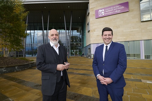 Education Minister visits Inverness College UHI to learn about work to support the net zero green economy