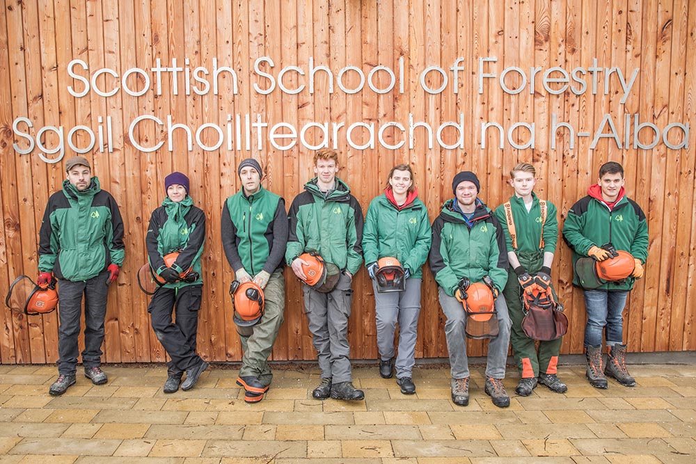 Scottish School of Forestry launches Modern Apprenticeship with Forest Enterprise Scotland 