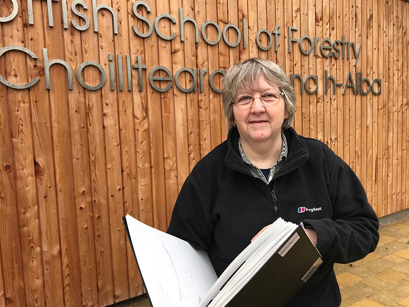 Scottish School of Forestry welcomes Artist in Residence