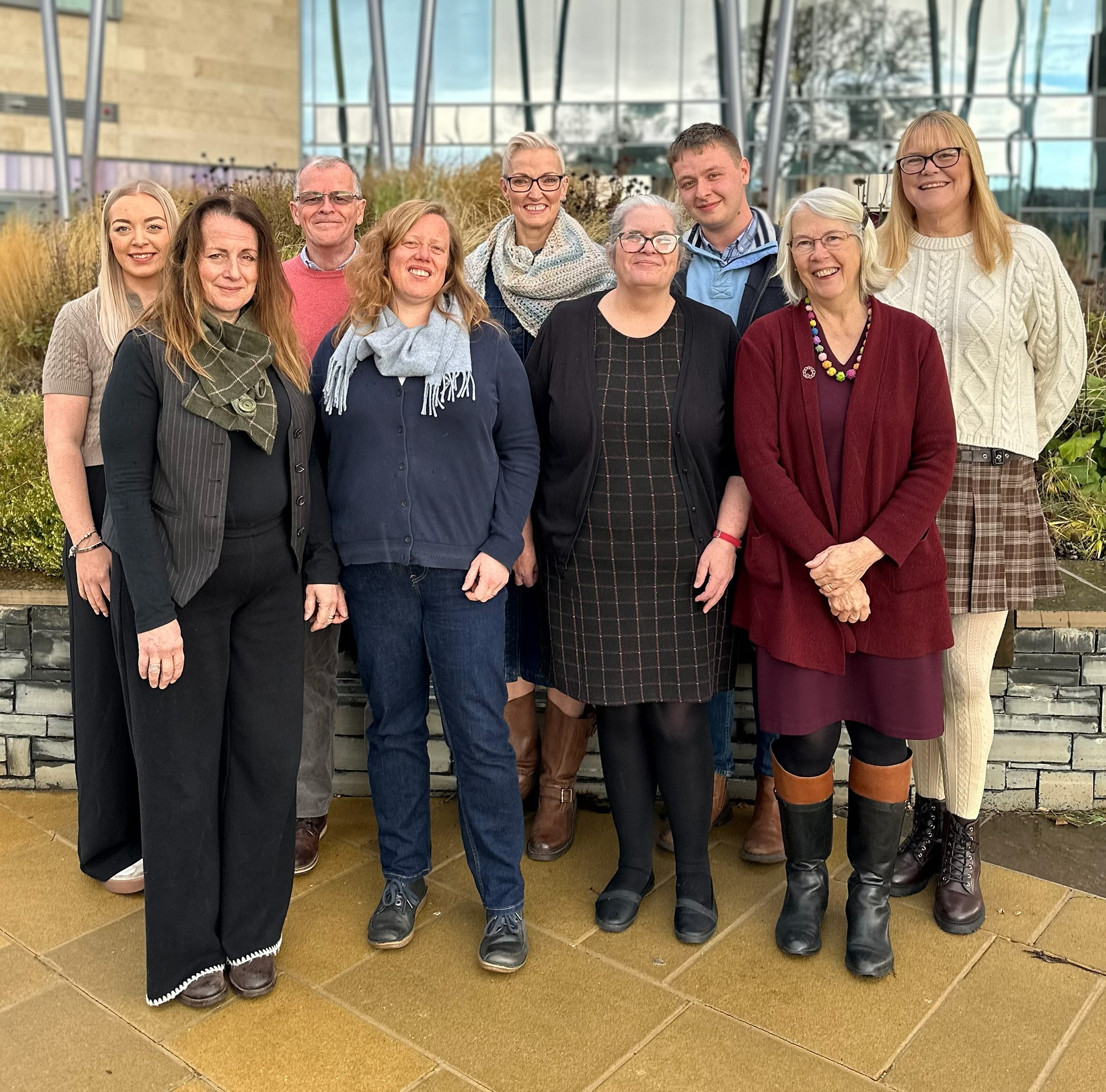 The Business Solutions team (front from left) Pippa, Nicole, Hazel and Isabel (back from left) Erin, David, Joanne, Sam and Pauline The Business Solutions team (front from left) Pippa, Nicole, Hazel and Isabel (back from left) Erin, David, Joanne, Sam and Pauline