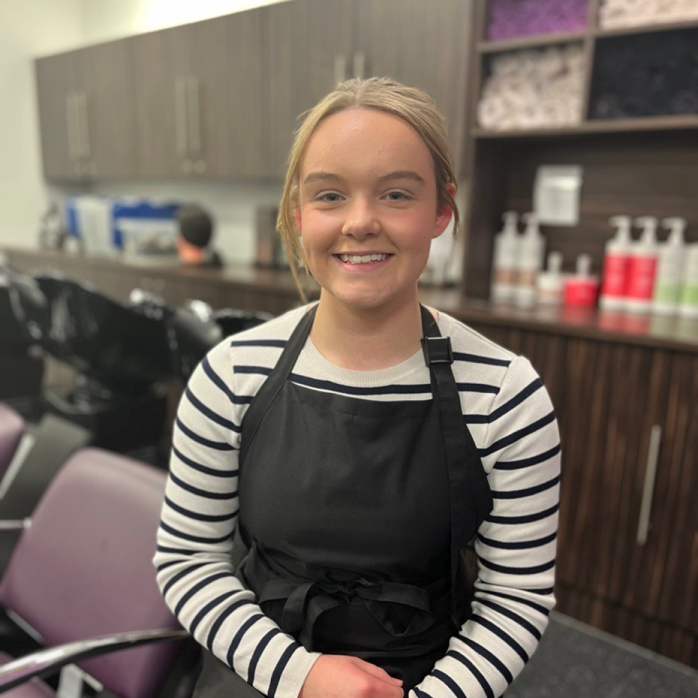 Abigail lee, NPA Beauty and Hairstyling schools programme student