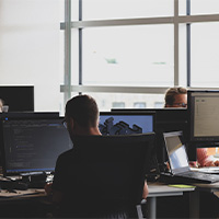 office worker - coding