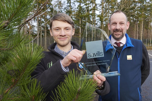 Scottish School of Forestry student wins top Savills award