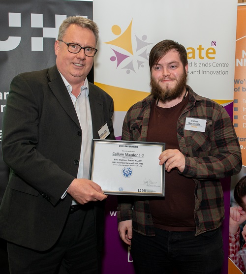 Graham Hastie, Engineers in Business Fellowship, with Calum Macdonald