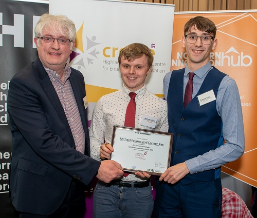 Scott Jeffrey, Johnston Carmichael, with Michael Fallows and Connor Rae