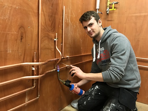 Inverness Colllege UHI plumbing apprentice in final of UK skills competition