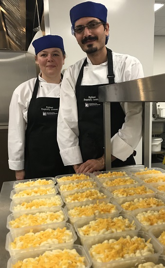 Inverness College UHI professional cookery students support Food for Families project