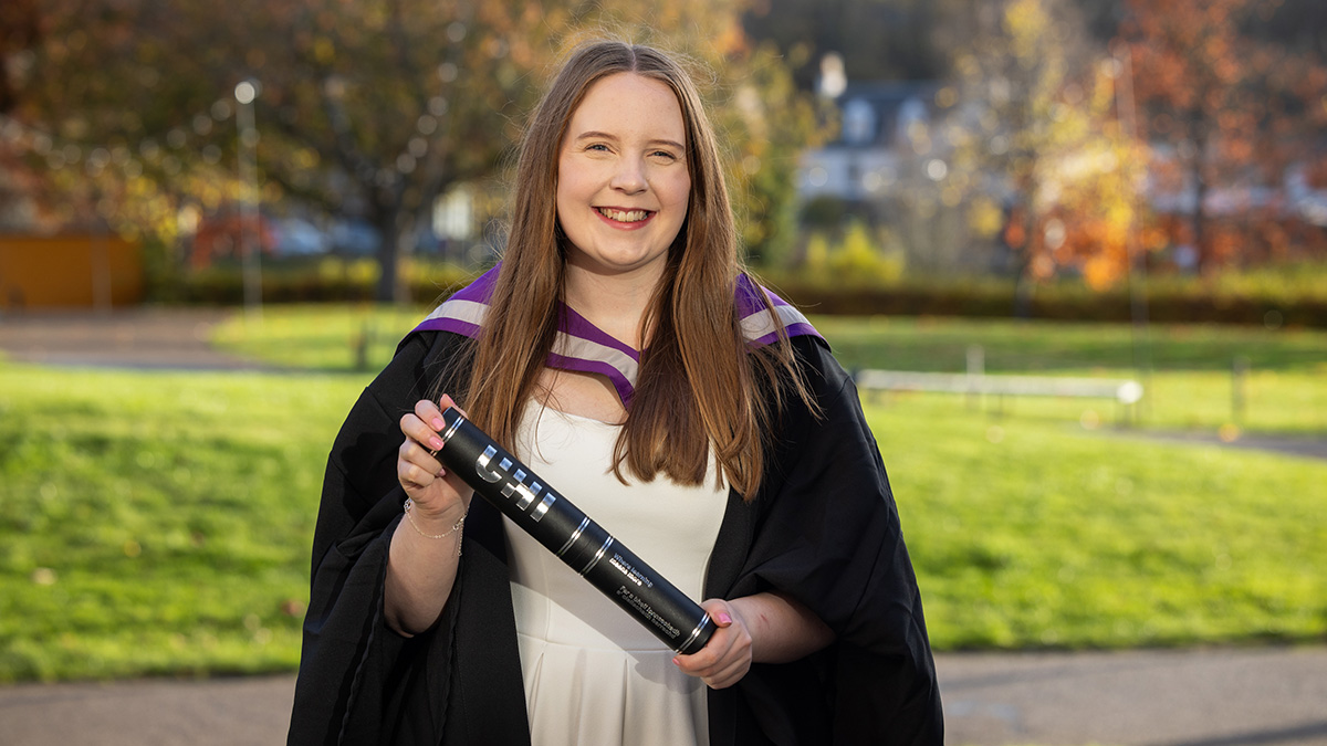 Graduation profile: Dissertation research opens up new role at medical laboratory for Cassie