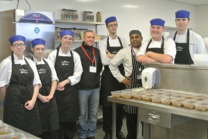 Professional Cookery students