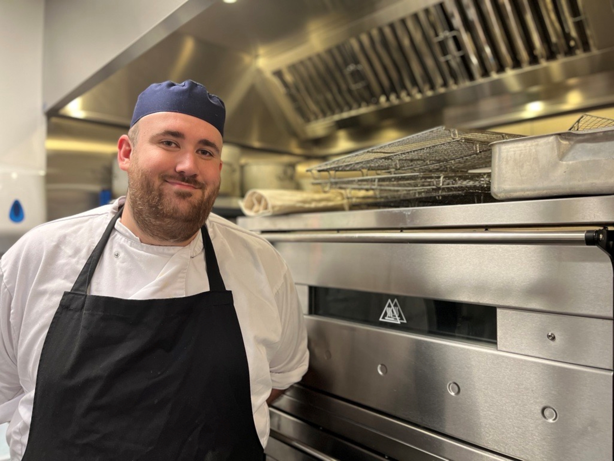 Career-change student celebrates chef scholarship win