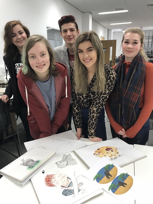 Inverness College UHI students create illustrations for Australian book publisher