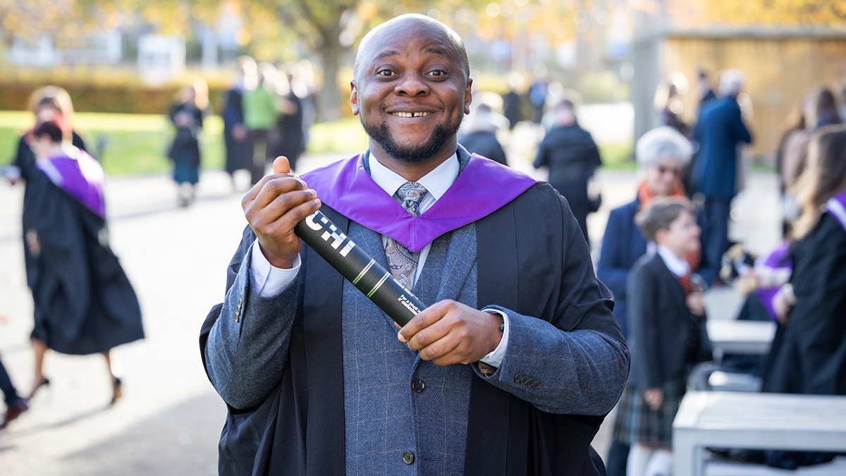 Graduate story: 'UHI Inverness is a close-knit academic community where staff invested in my progress'