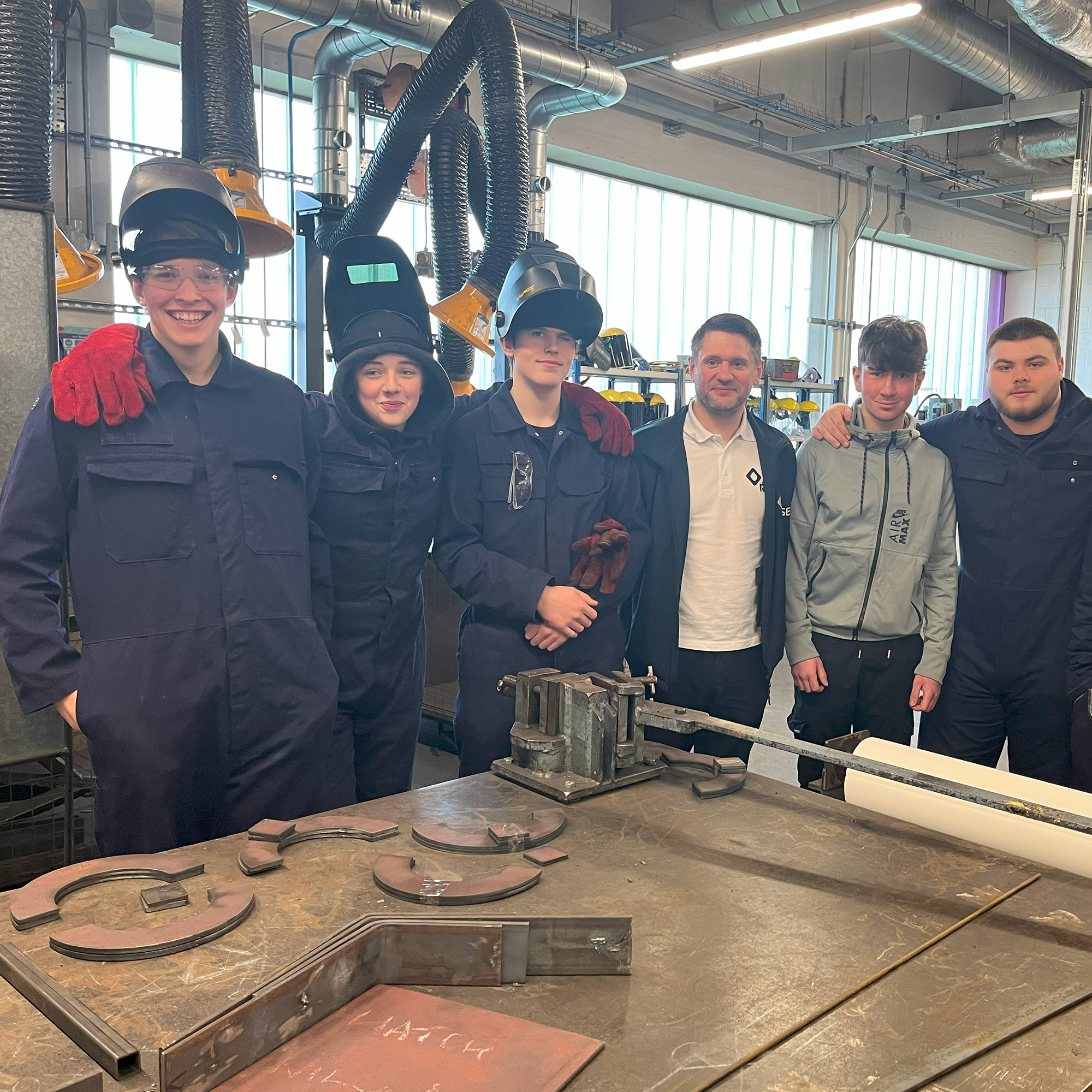 Mike of RSE with students