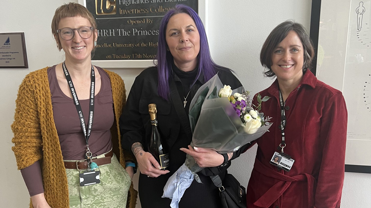 Student story: Eleven years of study leads to Master's success for Nadine