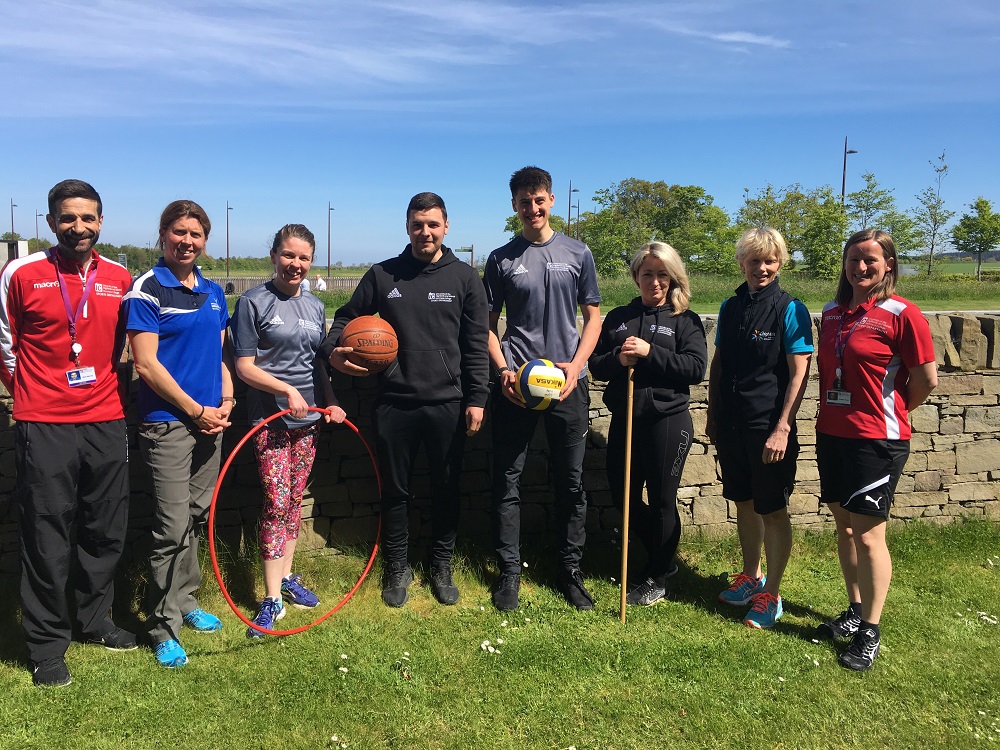 Sports students at Inverness College UHI work with partner agencies to improve children's movement skills