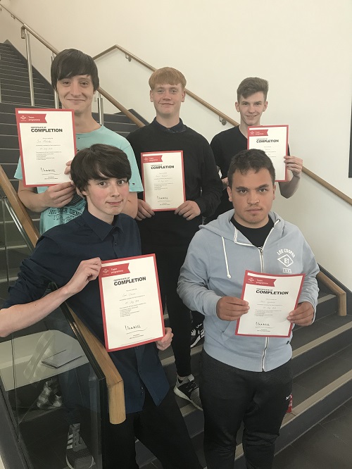 Young people complete Prince's Trust TEAM Programme at Inverness College UHI