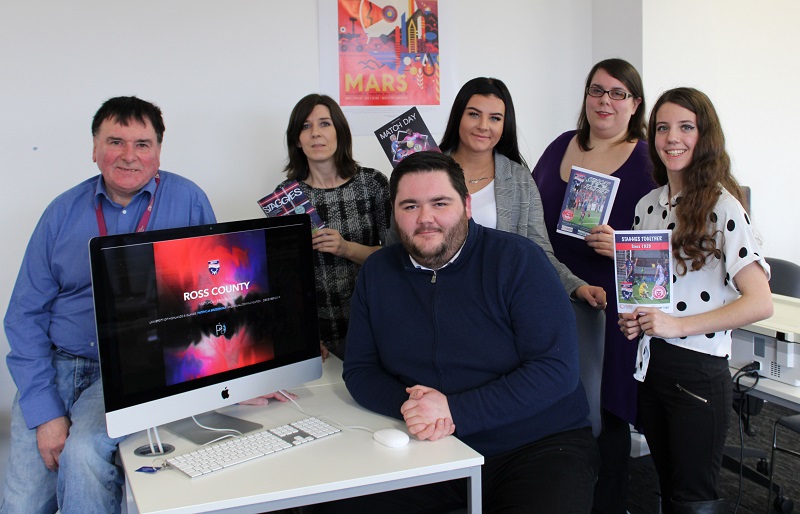 Inverness College UHI students design digital programme for Scottish Premiership football club