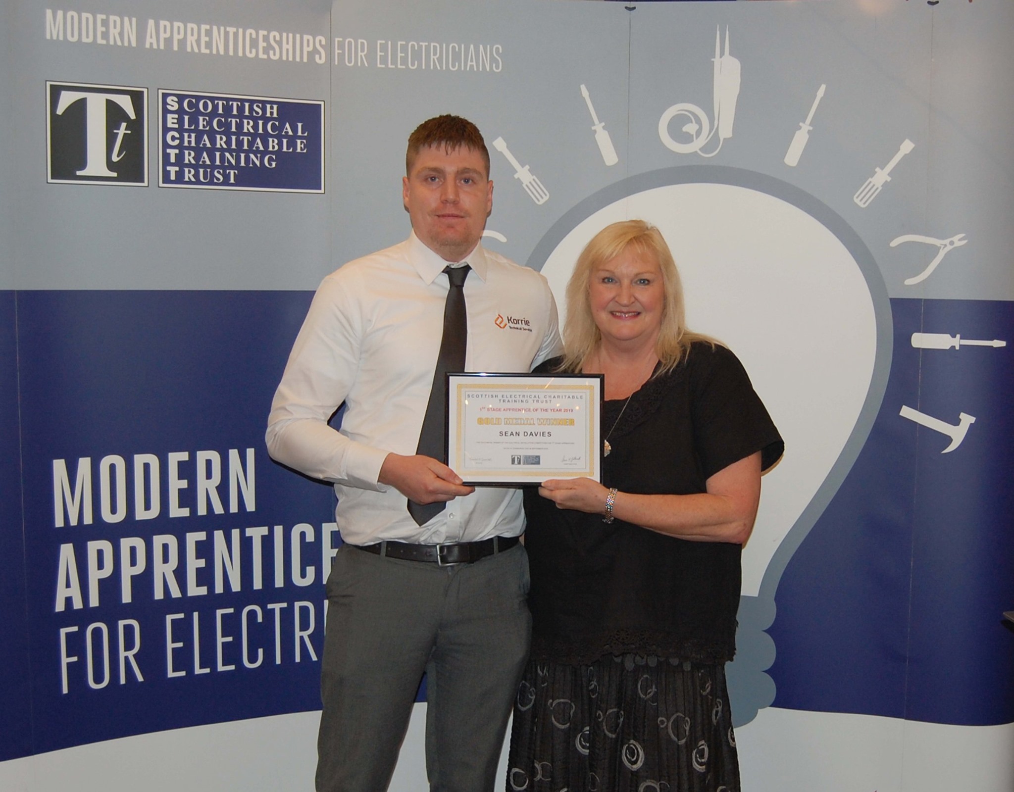 Inverness College UHI student named Stage 1 SECTT Electrical Apprentice of the Year for Scotland