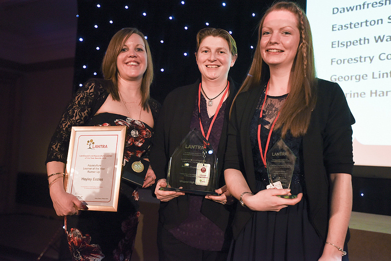 Aquaculture trainees take top spot at Lantra Scotland Learner of the Year Awards