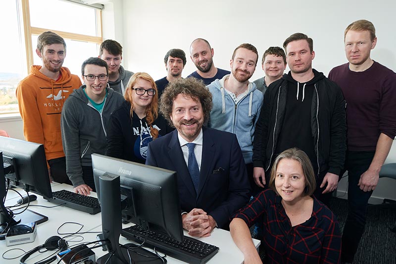 Entrepreneur and video game supremo inspires Inverness College UHI students