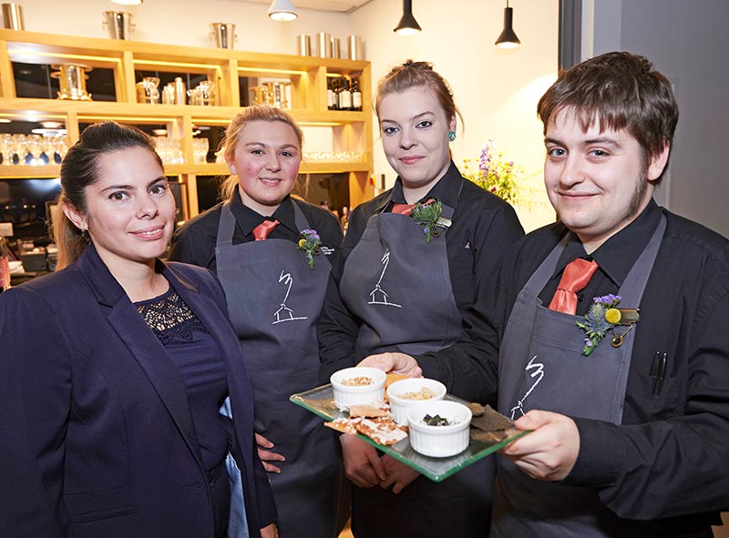Students serve up success at Three Chimneys pop up restaurant