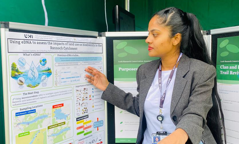 IBFC MRes Researcher Shares Biodiversity Research at Rannoch Highland Gathering 2026