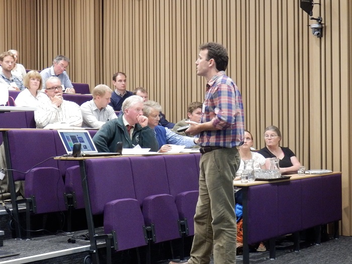 Dr Mark Coulson at science conference