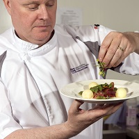 Professional cookery lecturer Richard Coyne