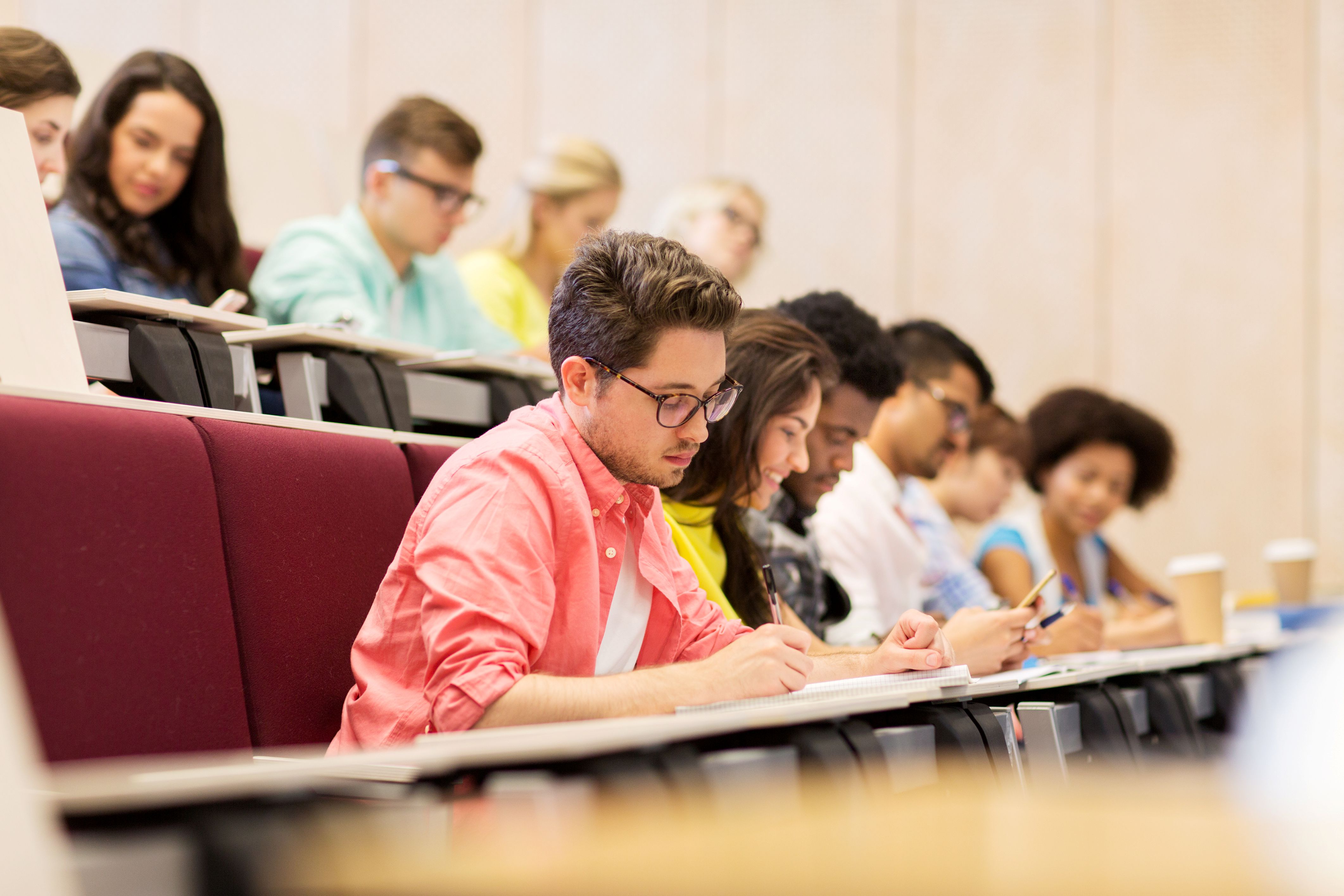 students in a lecture theatre students in a lecture theatre