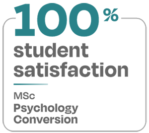 100 percent student satisfaction MSc Psychology Conversion