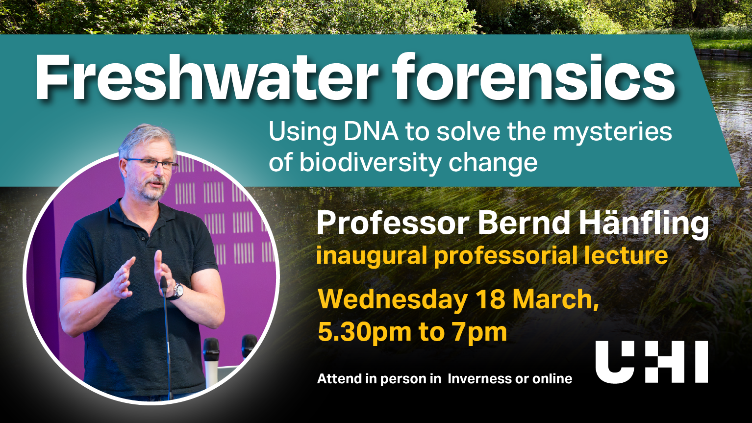 Scientist using DNA to protect freshwater ecosystems awarded UHI professorship