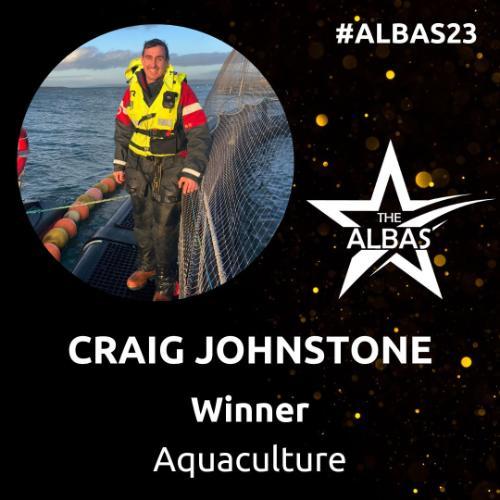 Craig Johnstone winner aquaculture